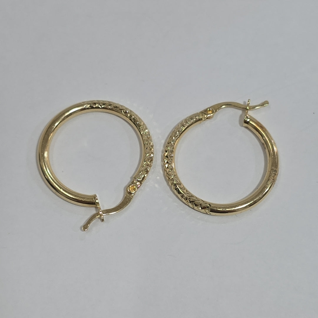 ARRACADAS PAR ORO 14 K 2,30 GRMS (SEMINUEVO)