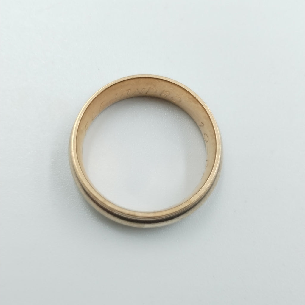 ARGOLLA ORO 14 K 5.7 GRMS (SEMINUEVO)