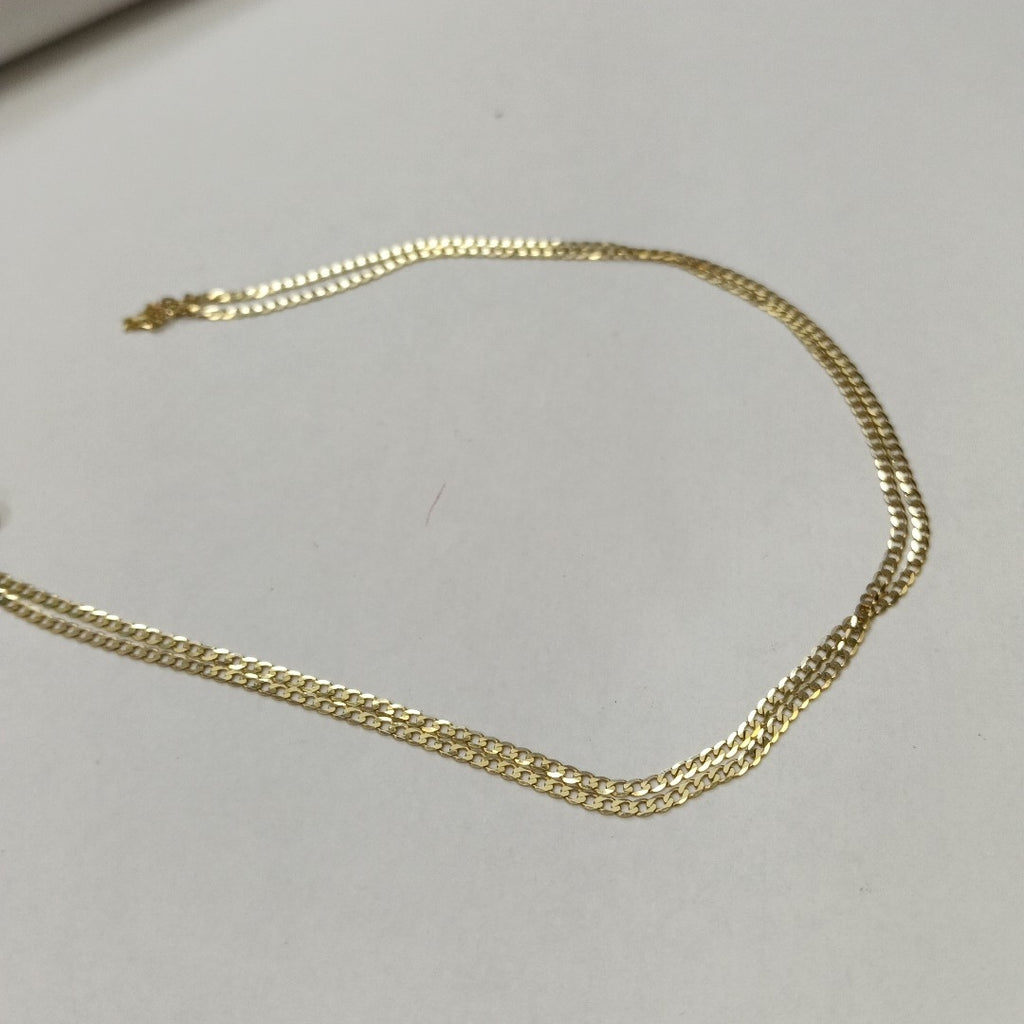 CADENAS BARBADA AMARILLA ORO 14K 2 (NUEVO)
