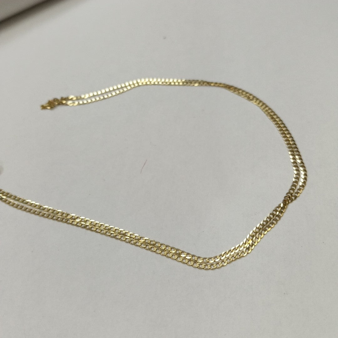 CADENAS BARBADA AMARILLA ORO 14K 2 (NUEVO)