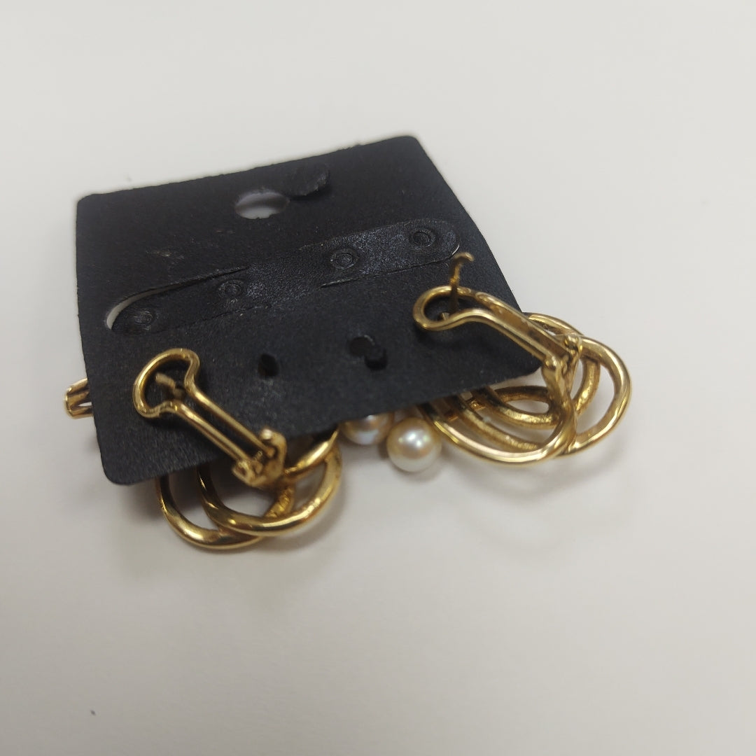 ARETES PAR ORO 14 K 11,20 GRMS (SEMINUEVO)