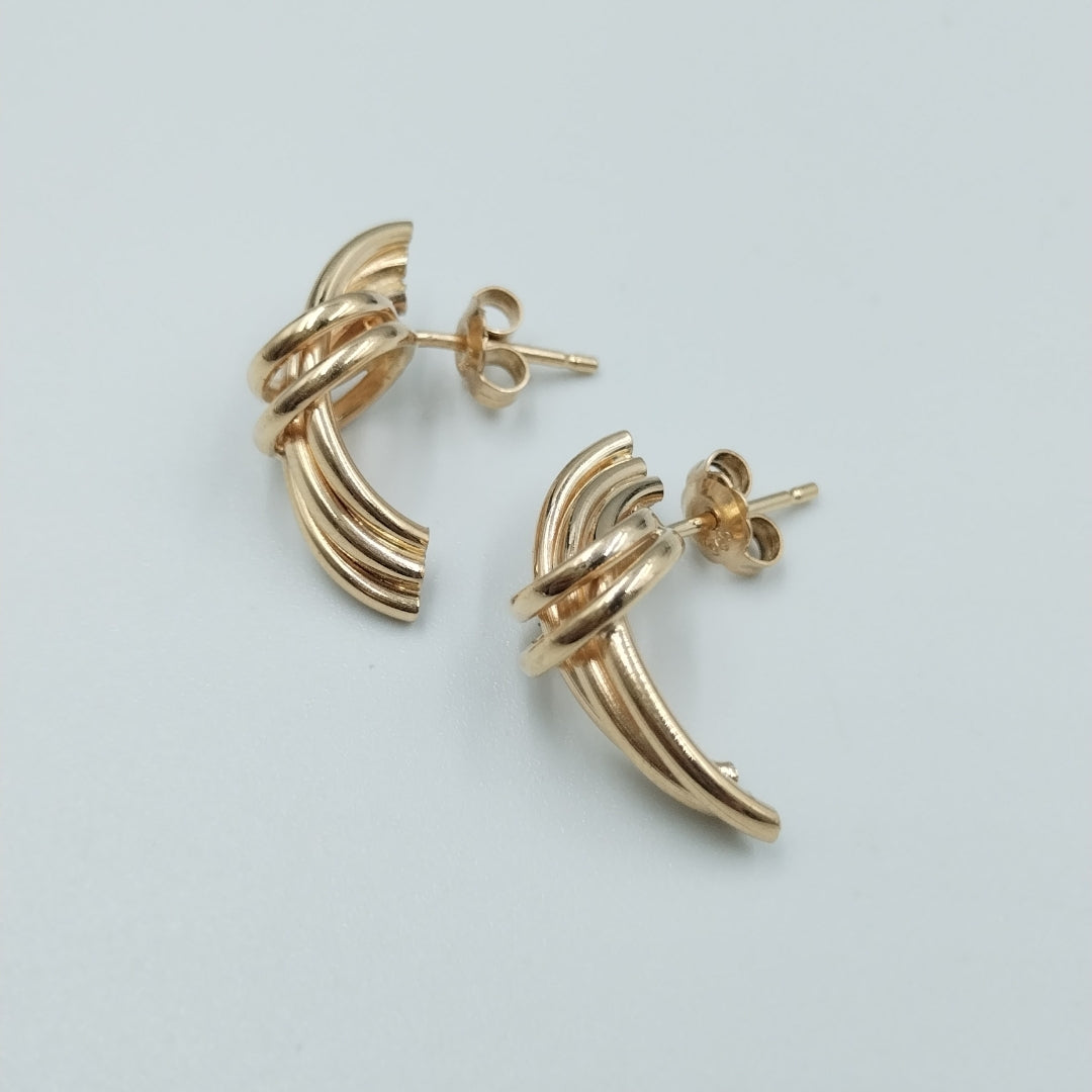 BROQUELES PAR ORO 14 K 2.2 GRMS (SEMINUEVO)