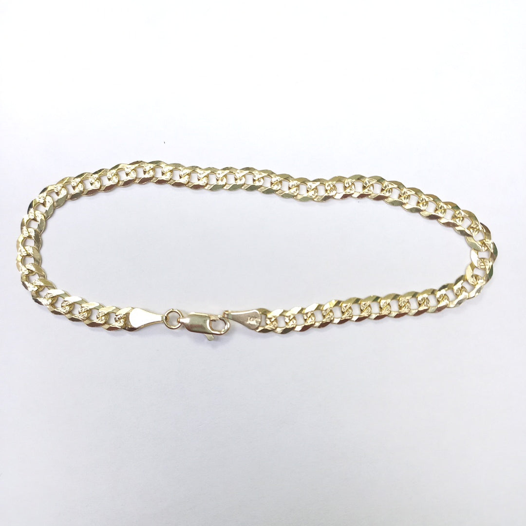 PULSERA BARBADA 14K 21 CM 7.5 GR (NUEVO)