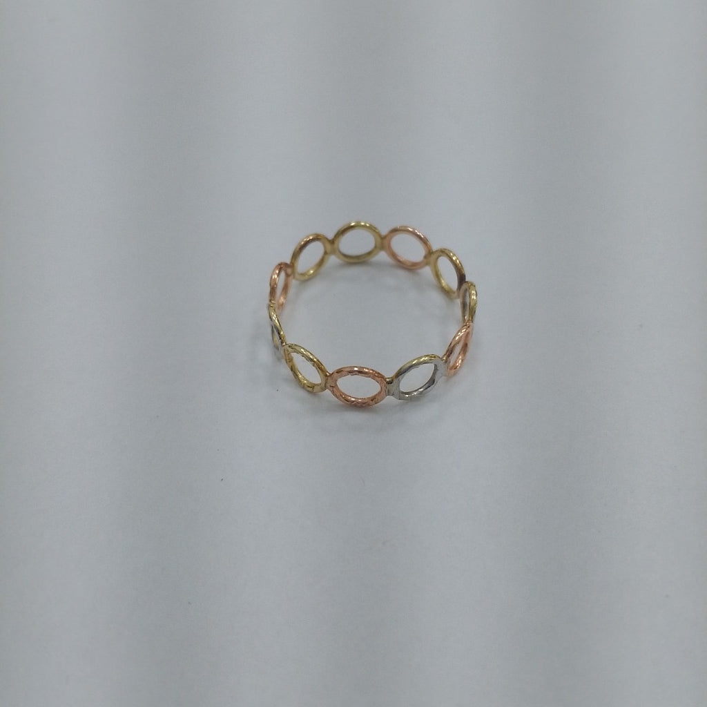 ANILLITO ORO COMBINADO 14 K 1 GRMS (SEMINUEVO)
