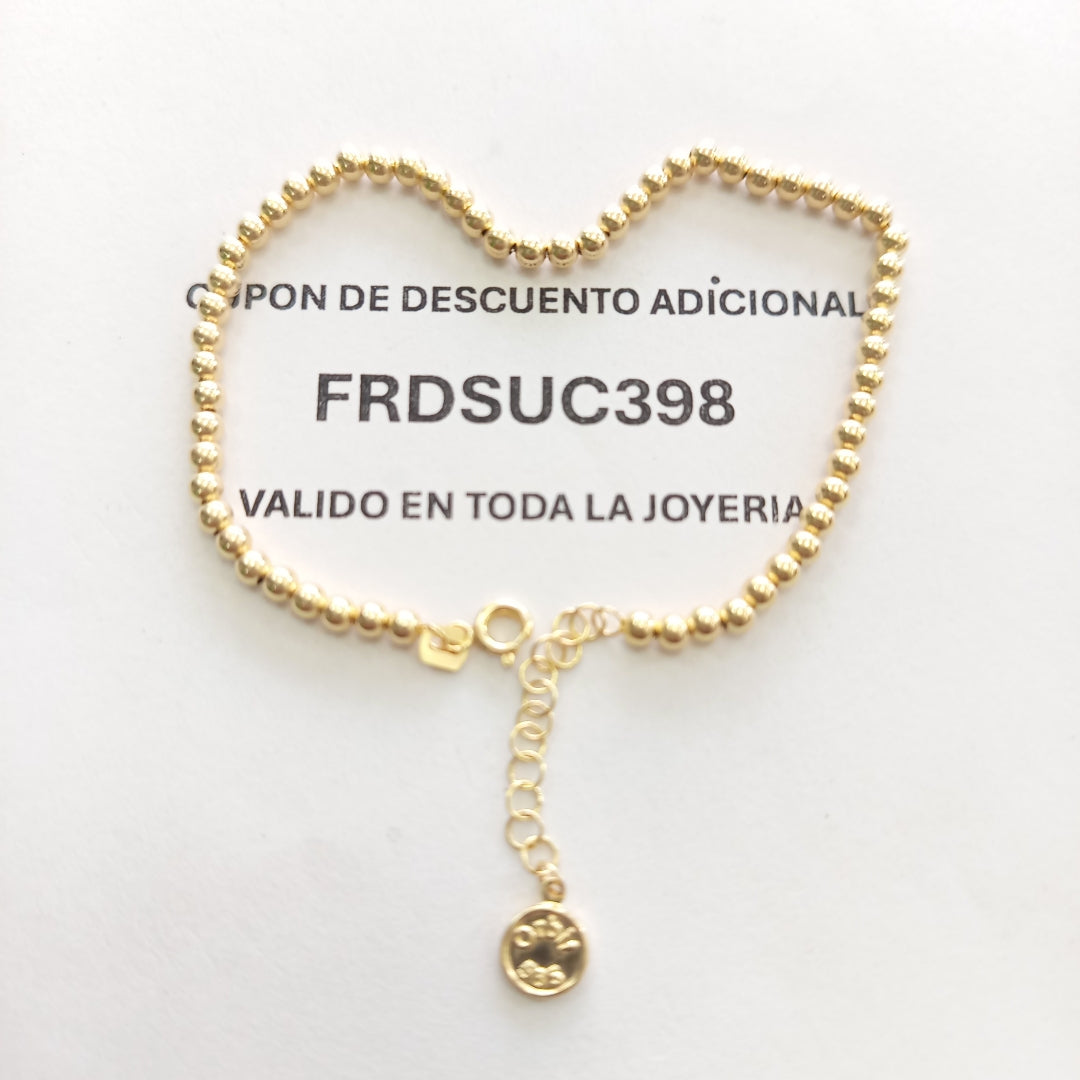 PULSERAS DAMA ORO 14K 1.9 (NUEVO)