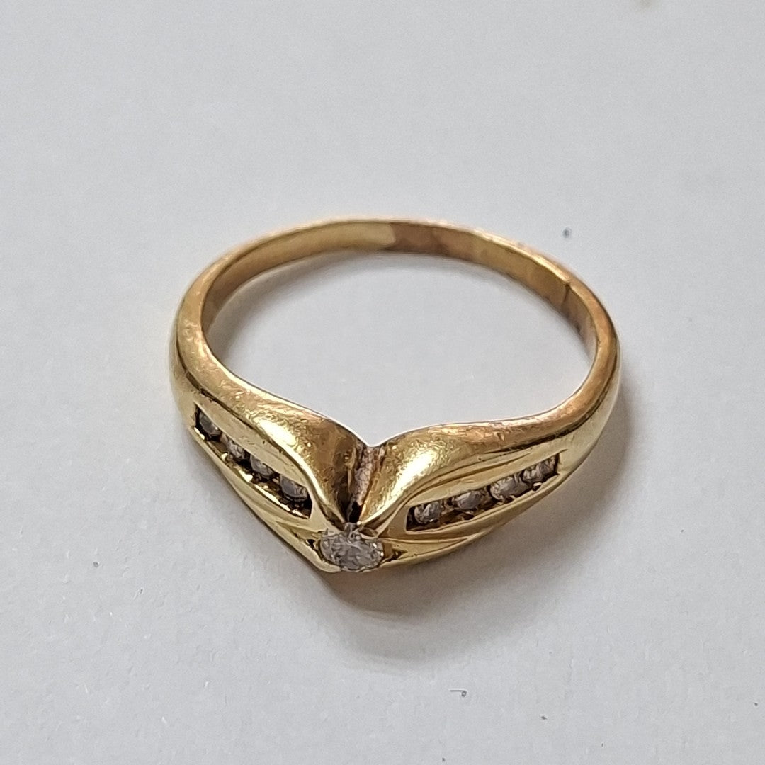 ANILLO ORO 14 K 4.1 GRMS (SEMINUEVO)