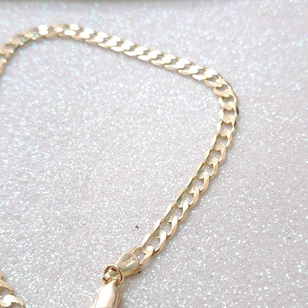 PULSERA BARBADA 14K 21 CM 5 GR (NUEVO)