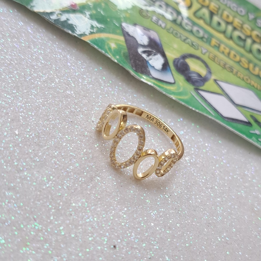 ANILLOS DAMA ORO 14K 1.9 (NUEVO)