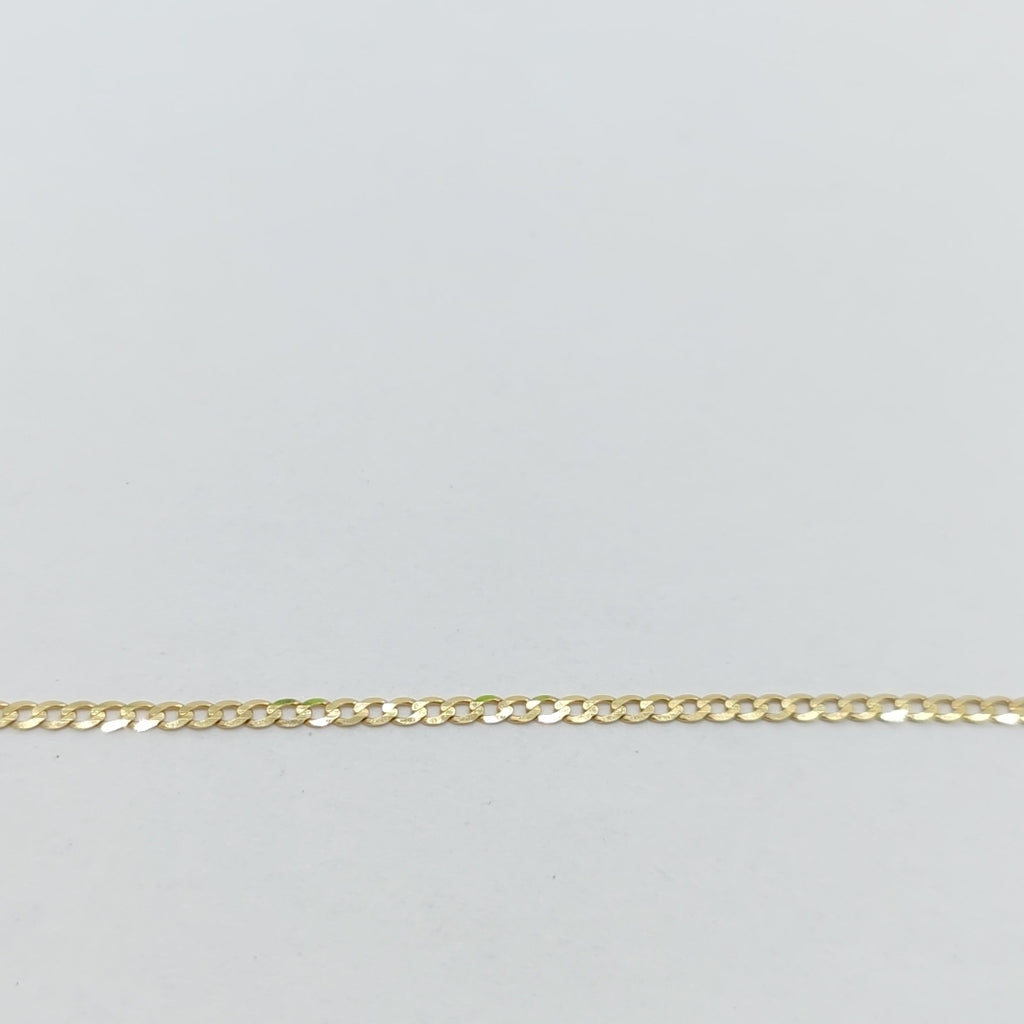 CADENAS BARBADA AMARILLA ORO 14K 1.8 (NUEVO)