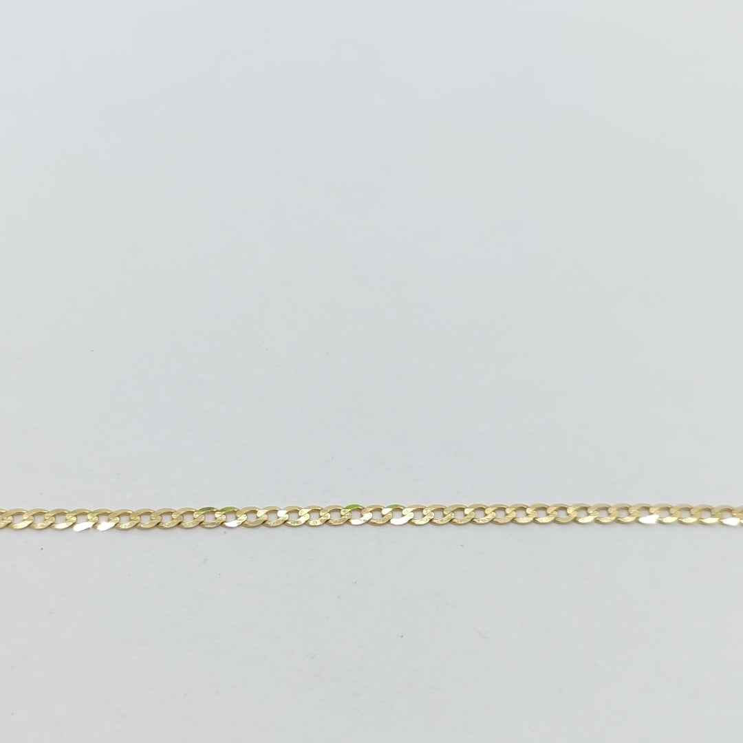 CADENAS BARBADA AMARILLA ORO 14K 1.8 (NUEVO)