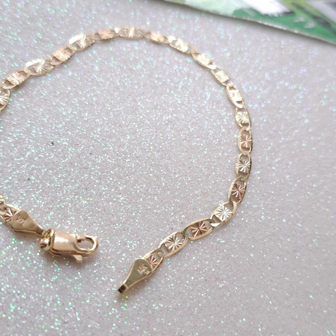 PULSERA GUCHI 14K 18 CM 2.9 GR (NUEVO)