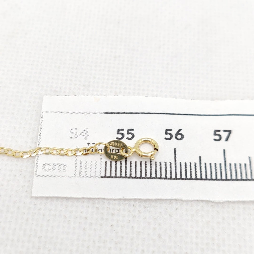 CADENAS BARBADA AMARILLA ORO 14K 2.1 (NUEVO)