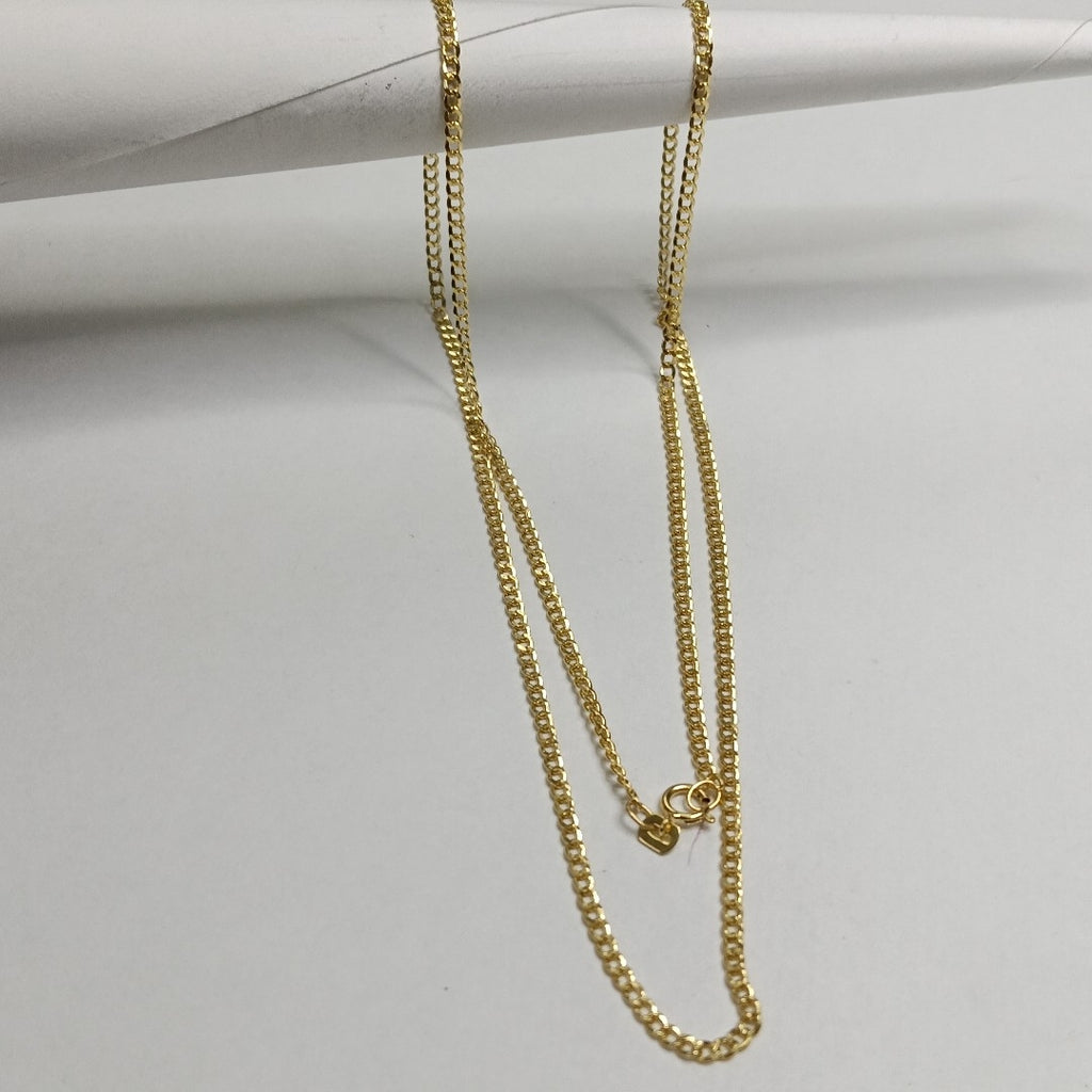 CADENAS BARBADA AMARILLA ORO 14K 2 (NUEVO)