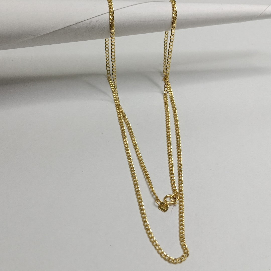 CADENAS BARBADA AMARILLA ORO 14K 2 (NUEVO)