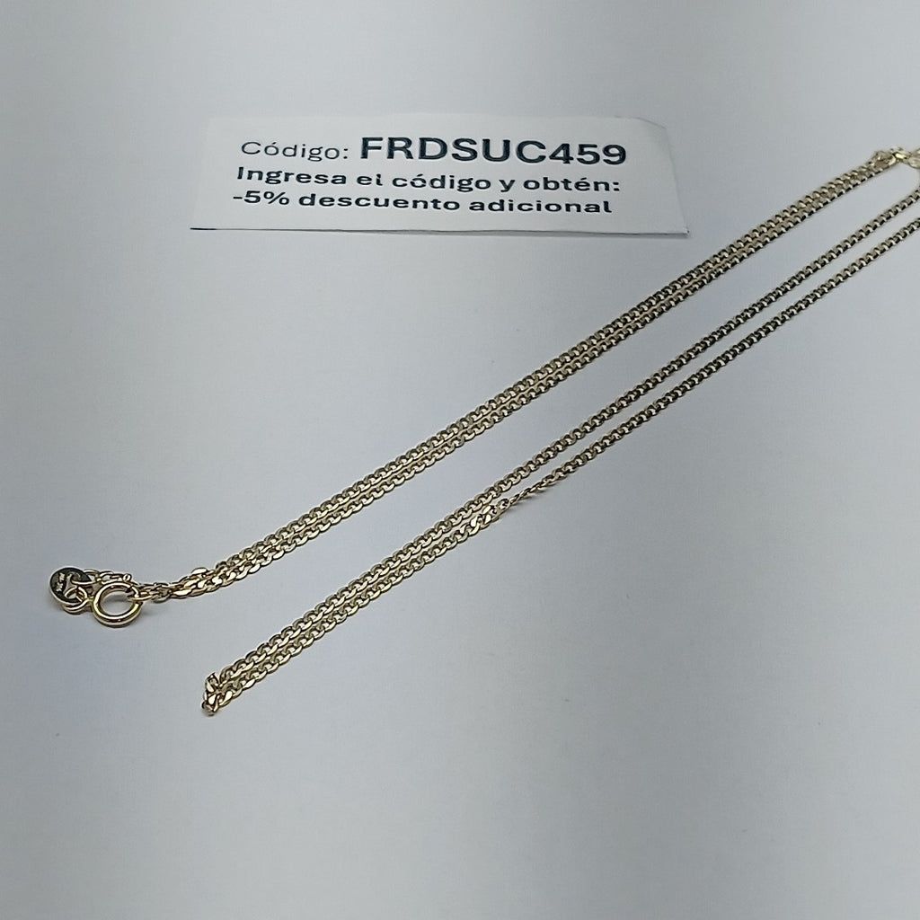 CADENAS BARBADA AMARILLA ORO 14K 2 (NUEVO)