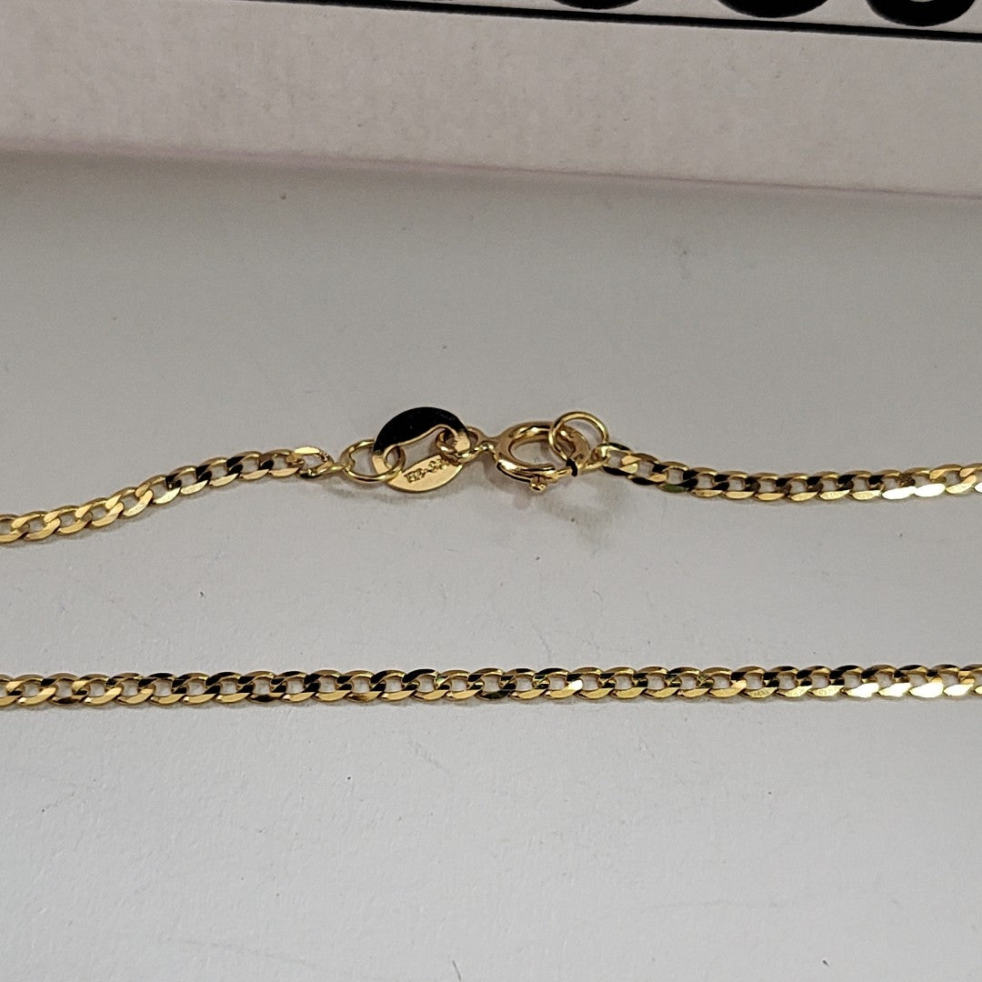 CADENAS BARBADA AMARILLA ORO 14K 2.1 (NUEVO)