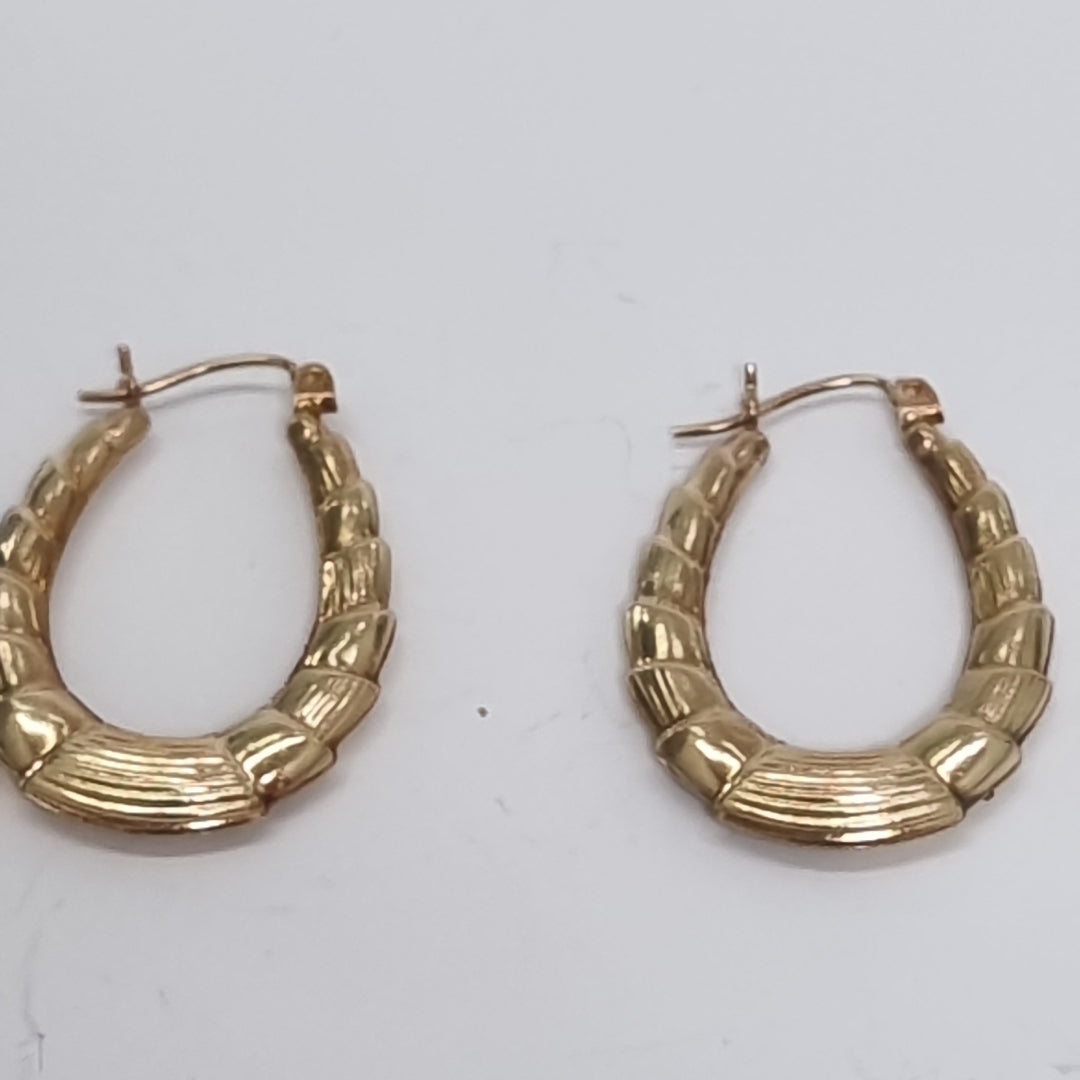 ARRACADAS PAR ORO 10 K 2.4 GRMS (SEMINUEVO)