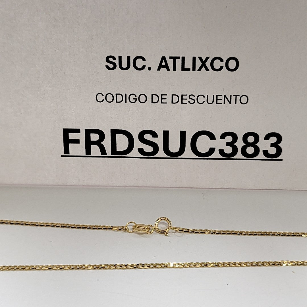 CADENAS BARBADA AMARILLA ORO 14K 2.2 (NUEVO)