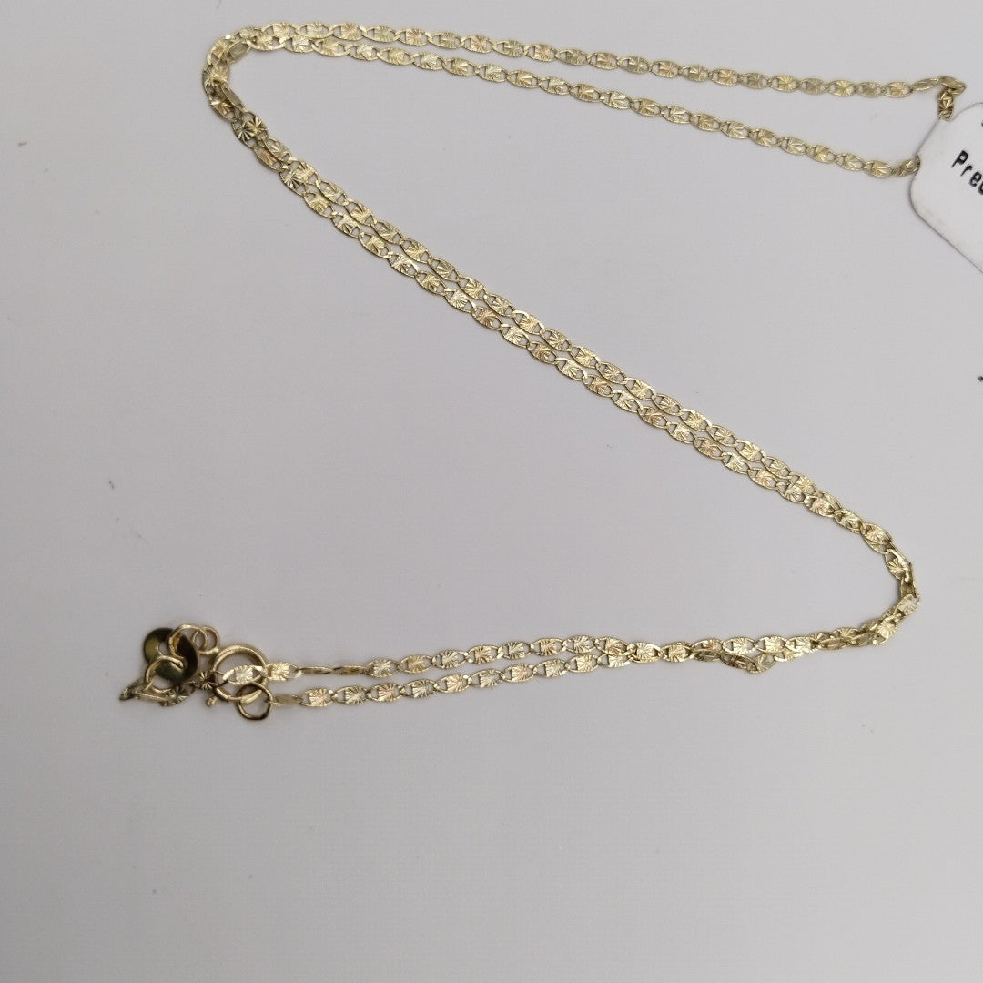 CADENA TEJIDO MARINERO 1.91GR 50 CM (NUEVO)