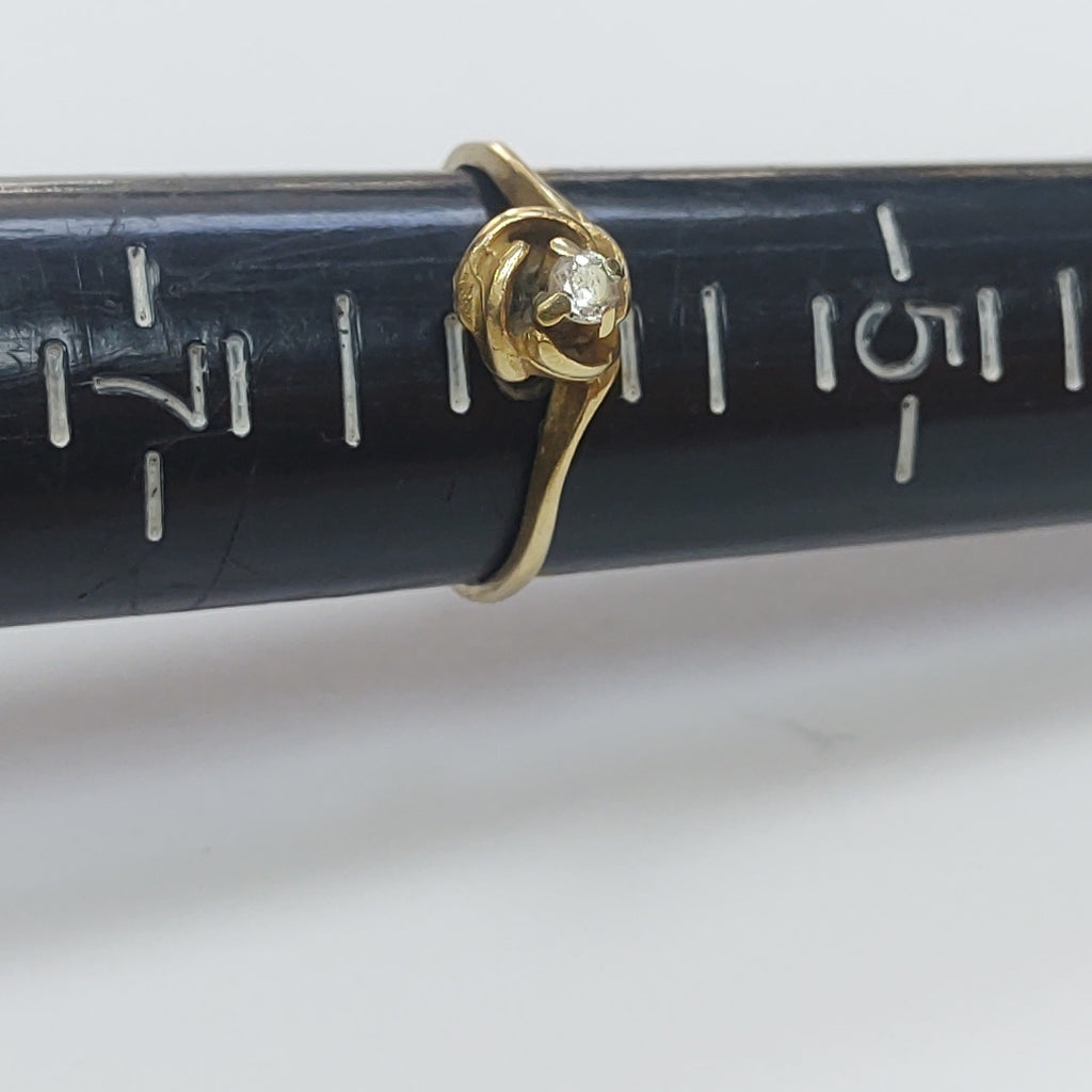 SOLITARIO ORO 14 K 2 GRMS (SEMINUEVO)