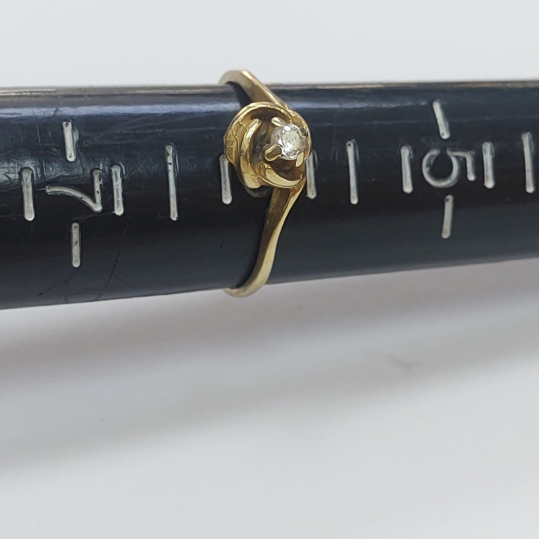 SOLITARIO ORO 14 K 2 GRMS (SEMINUEVO)