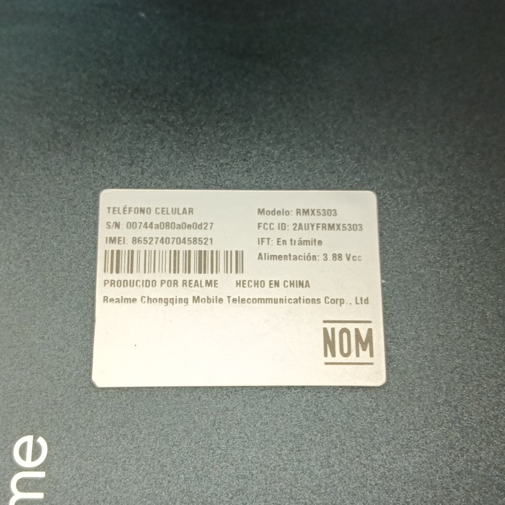 CELULAR REALME C71 RMX5303 (2025) 256 GB 8 GB RAM