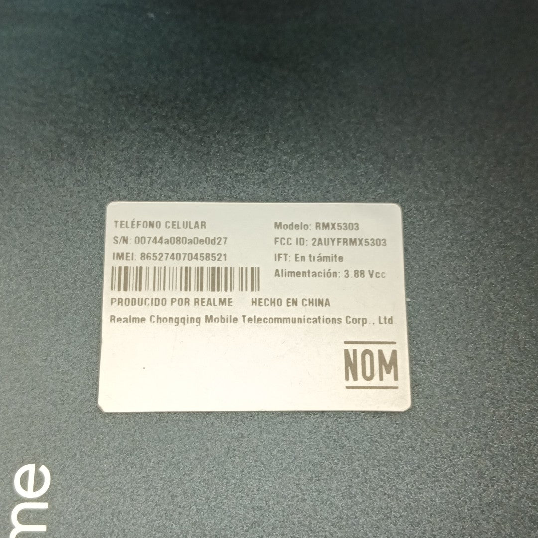 CELULAR REALME C71 RMX5303 (2025) 256 GB 8 GB RAM