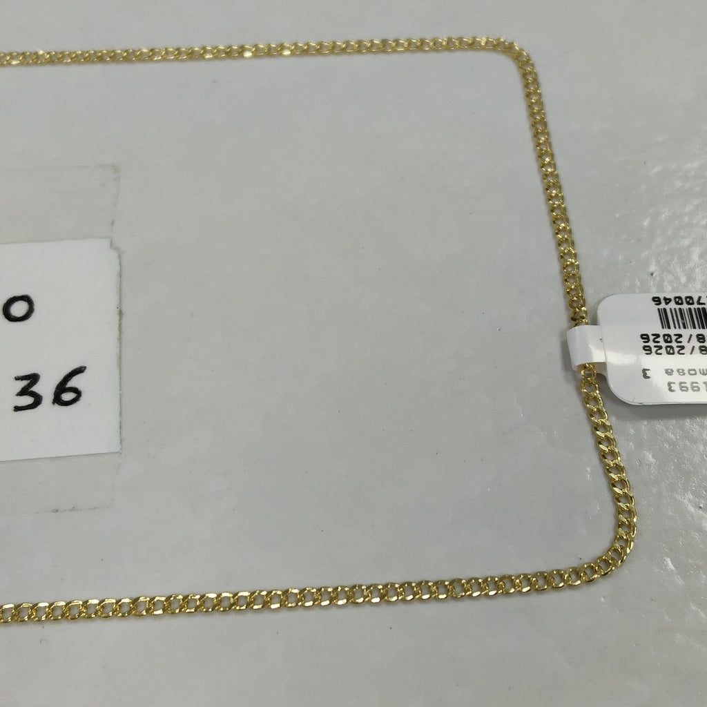 CADENAS BARBADA AMARILLA ORO 14K 1.9 (NUEVO)
