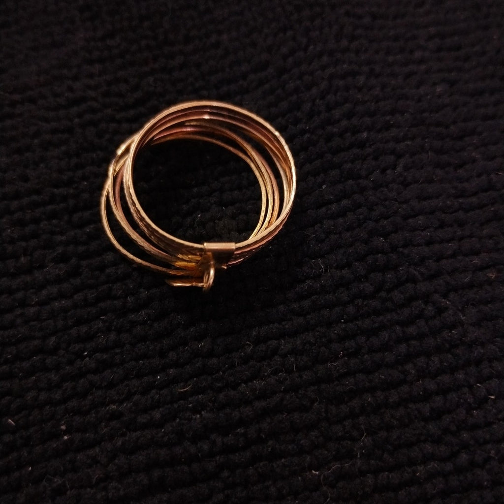 ANILLITO ORO COMBINADO 10 K 3.2 GRMS (SEMINUEVO)