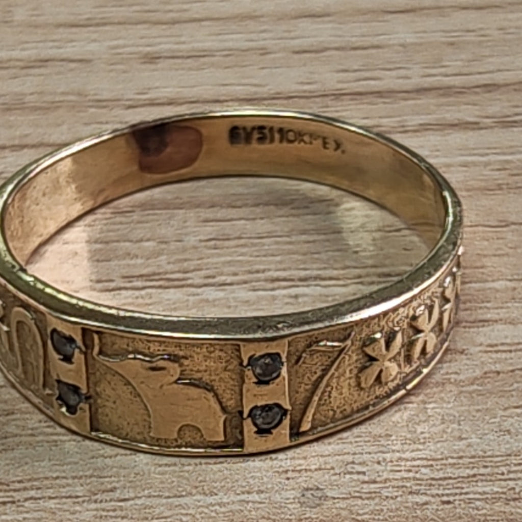 ANILLO ORO 10 K 3,70 GRMS (SEMINUEVO)