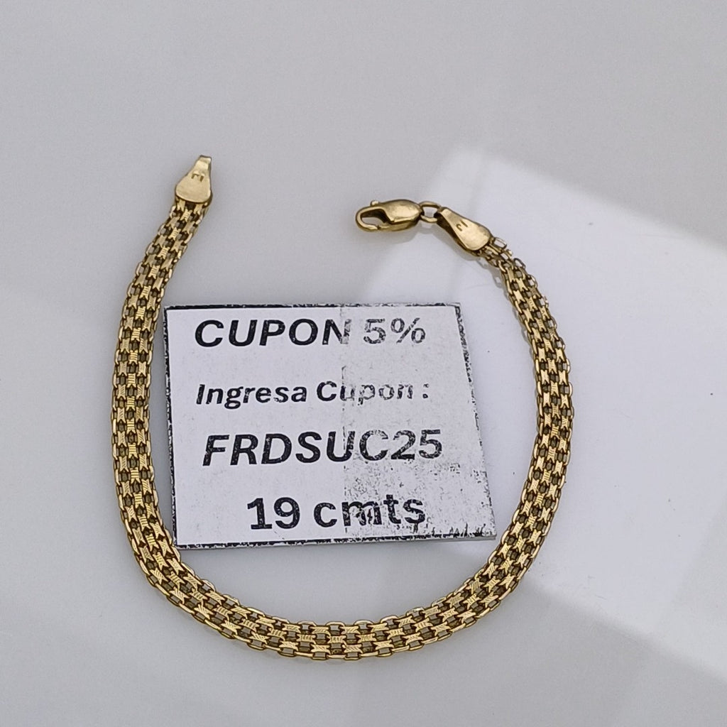 PULSERA ORO 14 K 3.6 GRMS (SEMINUEVO)