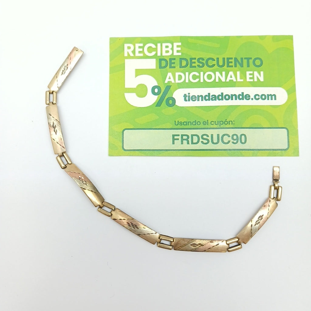 PULSERA ORO 10 K 6.4 GRMS (SEMINUEVO)