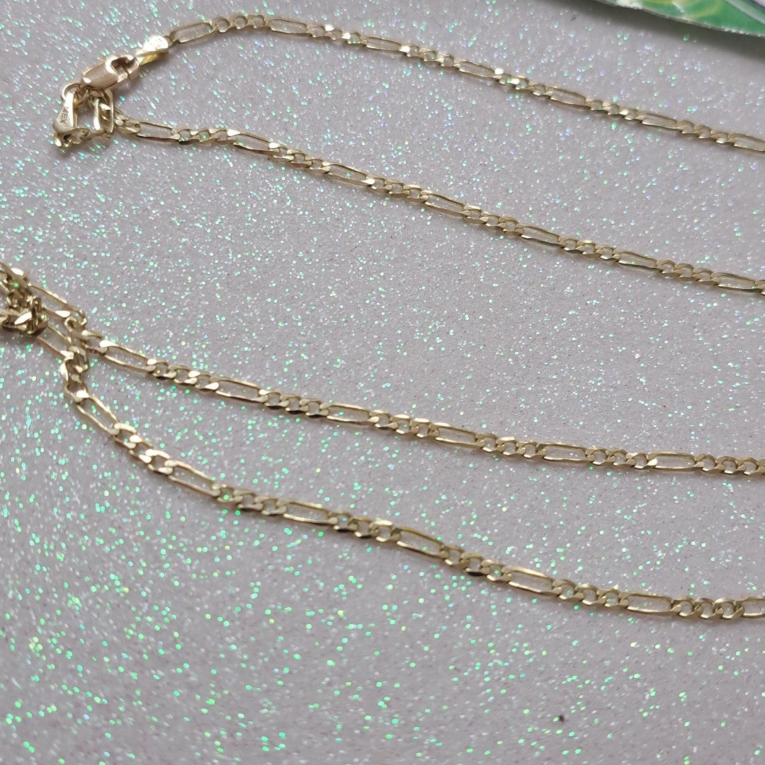 CADENA 3X1 14K 60 CM 5.4 GR (NUEVO)