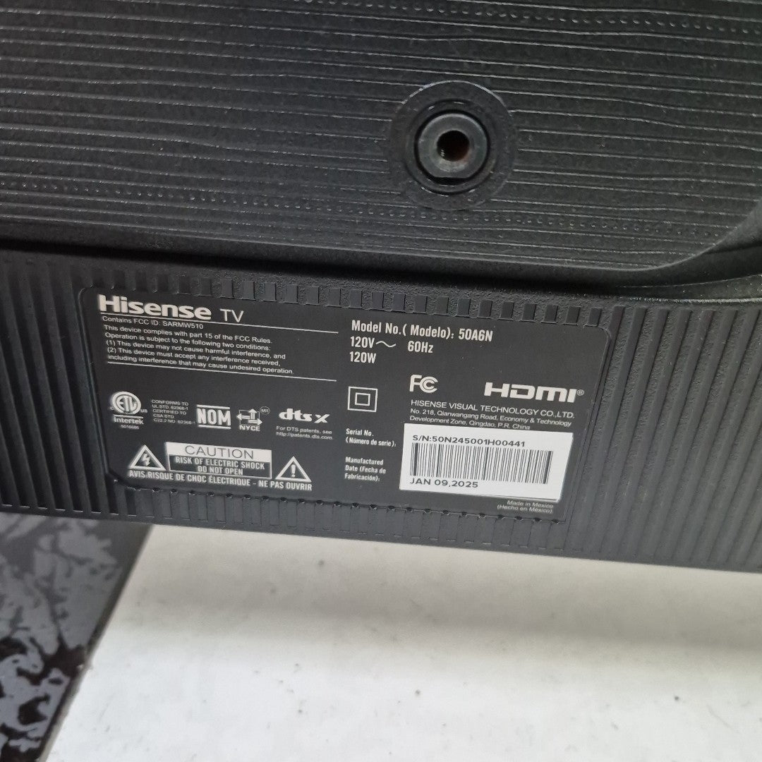 PANTALLA HISENSE 50A6N (2024) 50" LED 4K (SEMINUEVO)