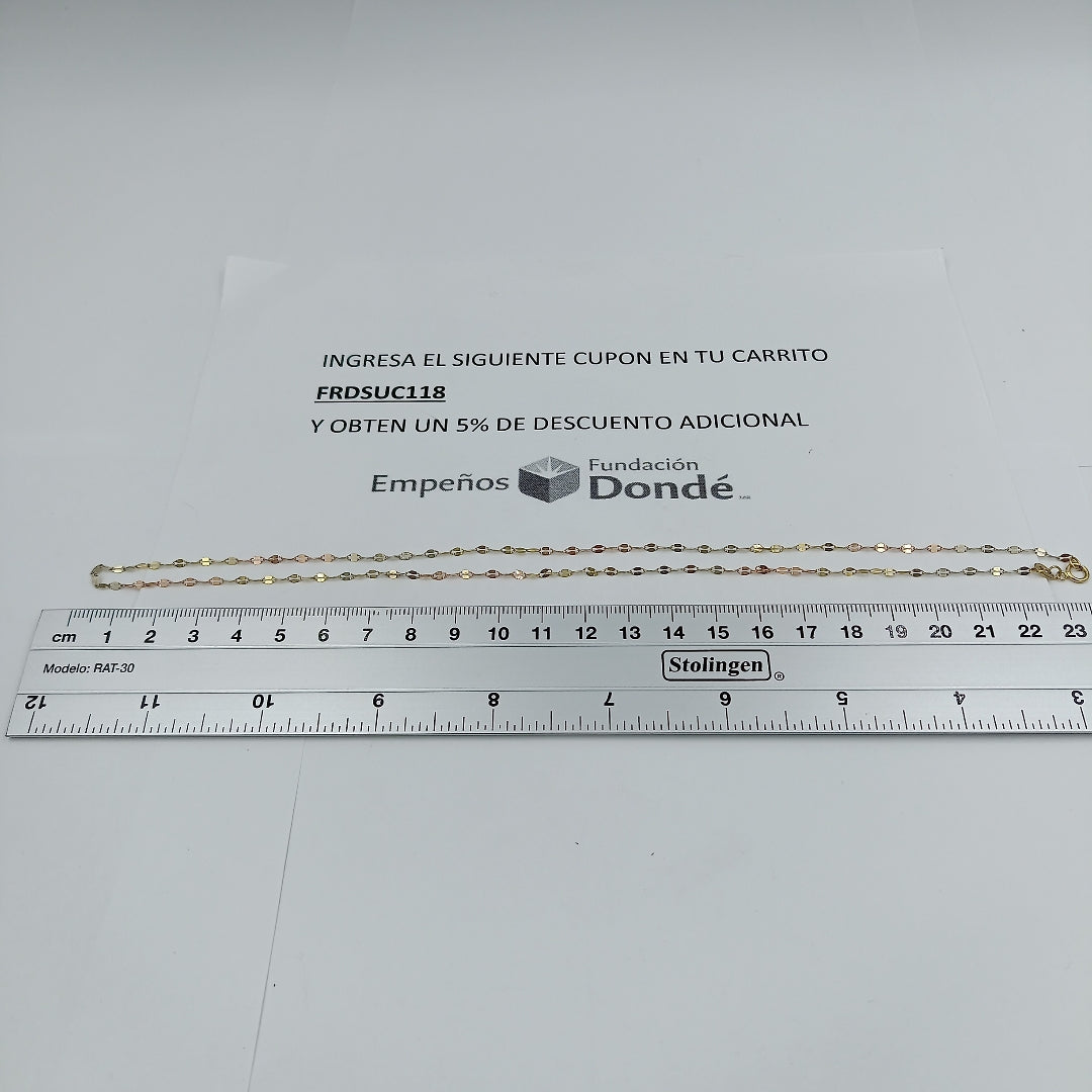 CADENA ORO 10 K 1.1 GRMS (SEMINUEVO)