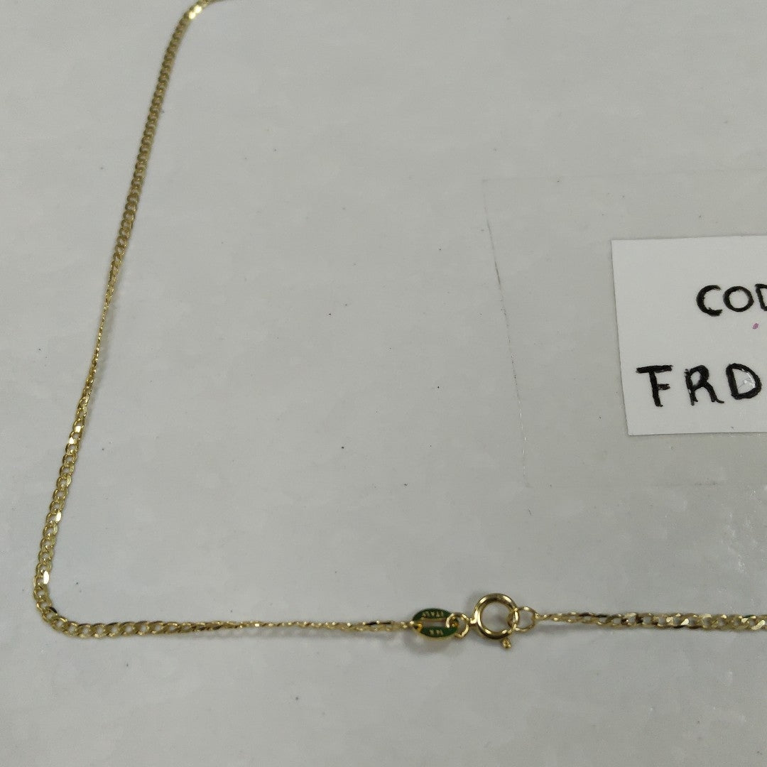 CADENAS BARBADA AMARILLA ORO 14K 2.1 (NUEVO)