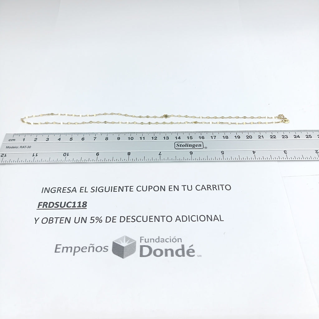 CADENA ORO 10 K 1.1 GRMS (SEMINUEVO)