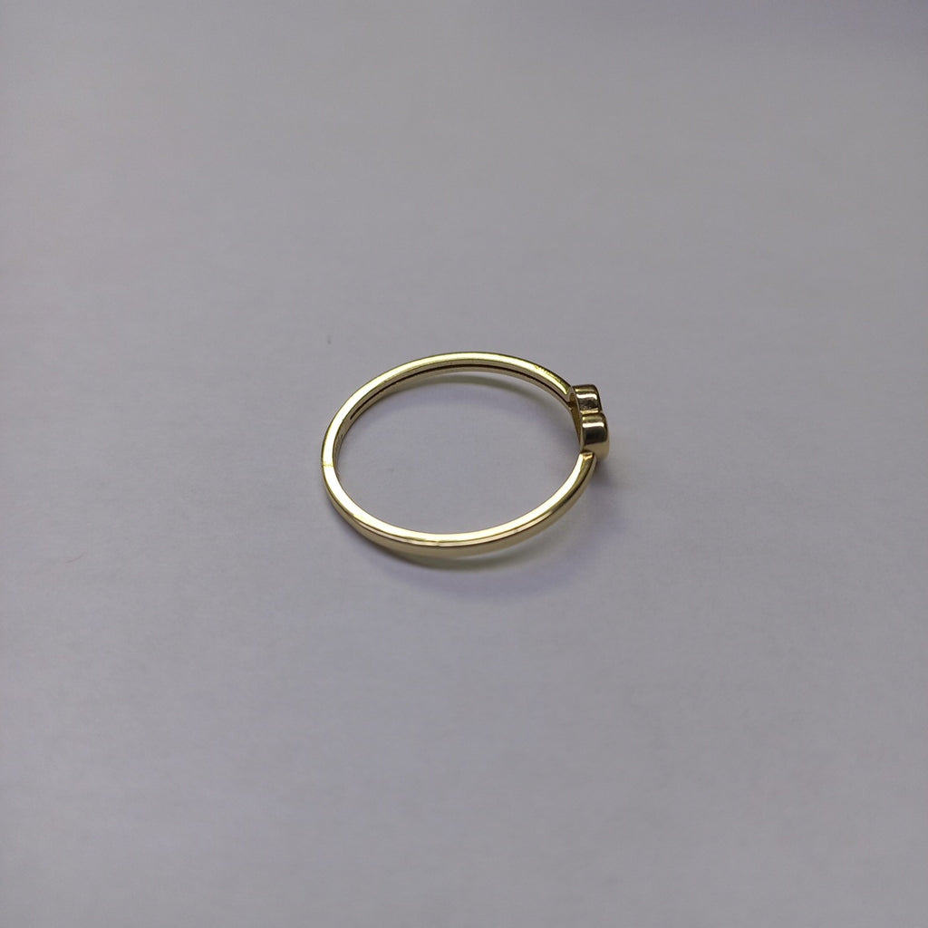 ANILLOS ANILLITO FIG CORAZON 10K TALLA 8 1.2 GR (NUEVO)