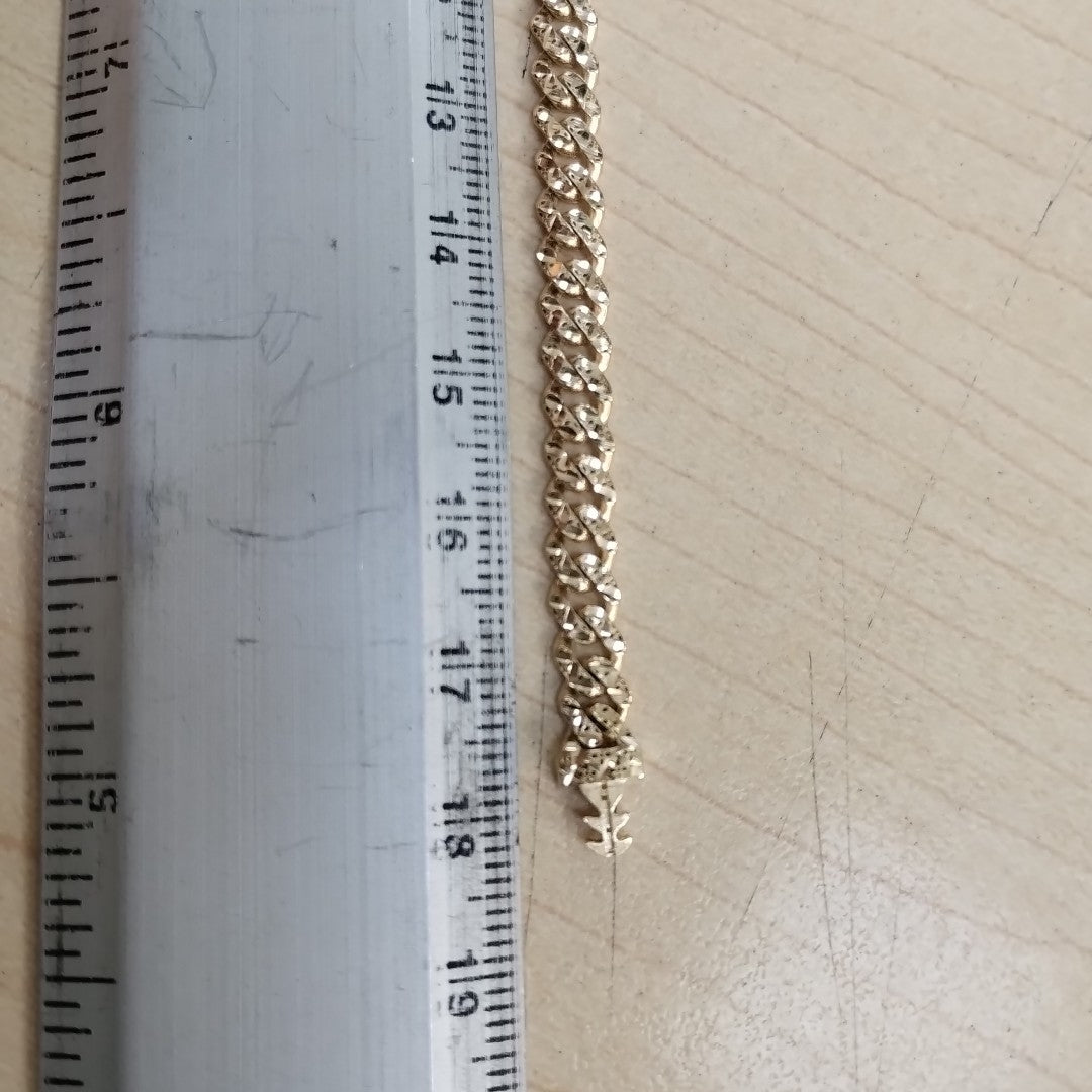 PULSERA MONACO ORO 14K 5.2 (NUEVO)