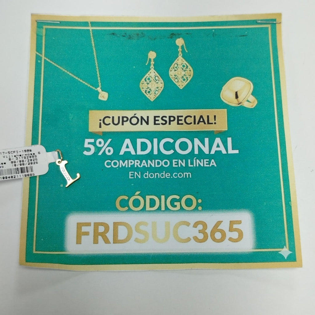DIJE ORO 14 K 0.8 GRMS (SEMINUEVO)