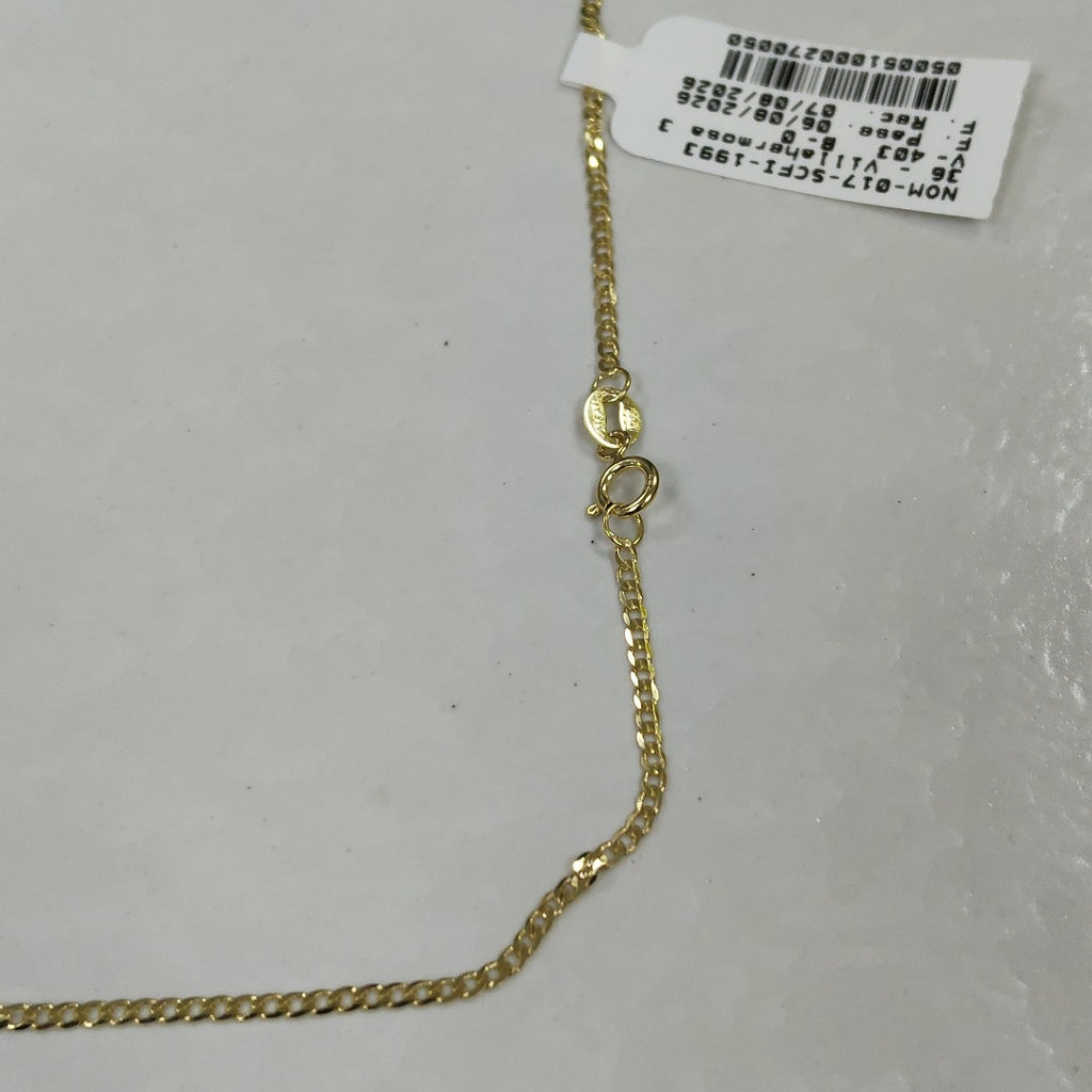 CADENAS BARBADA AMARILLA ORO 14K 2.2 (NUEVO)