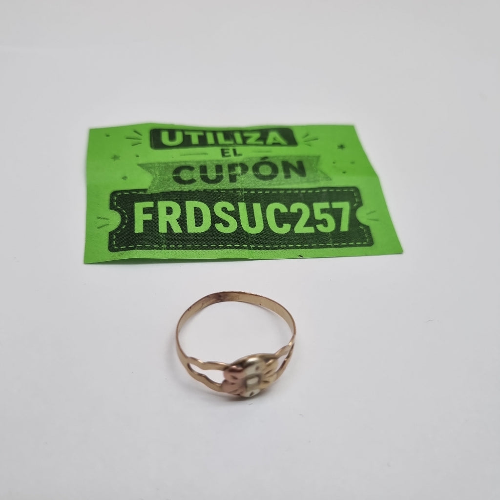 ANILLITO ORO,ORO COMBINADO 10 K 1,10 GRMS (SEMINUEVO)