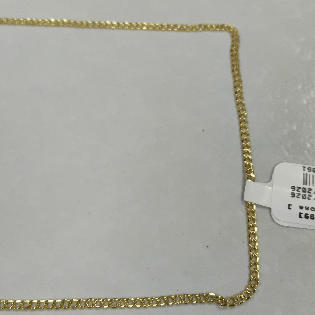 CADENAS BARBADA AMARILLA ORO 14K 2.1 (NUEVO)