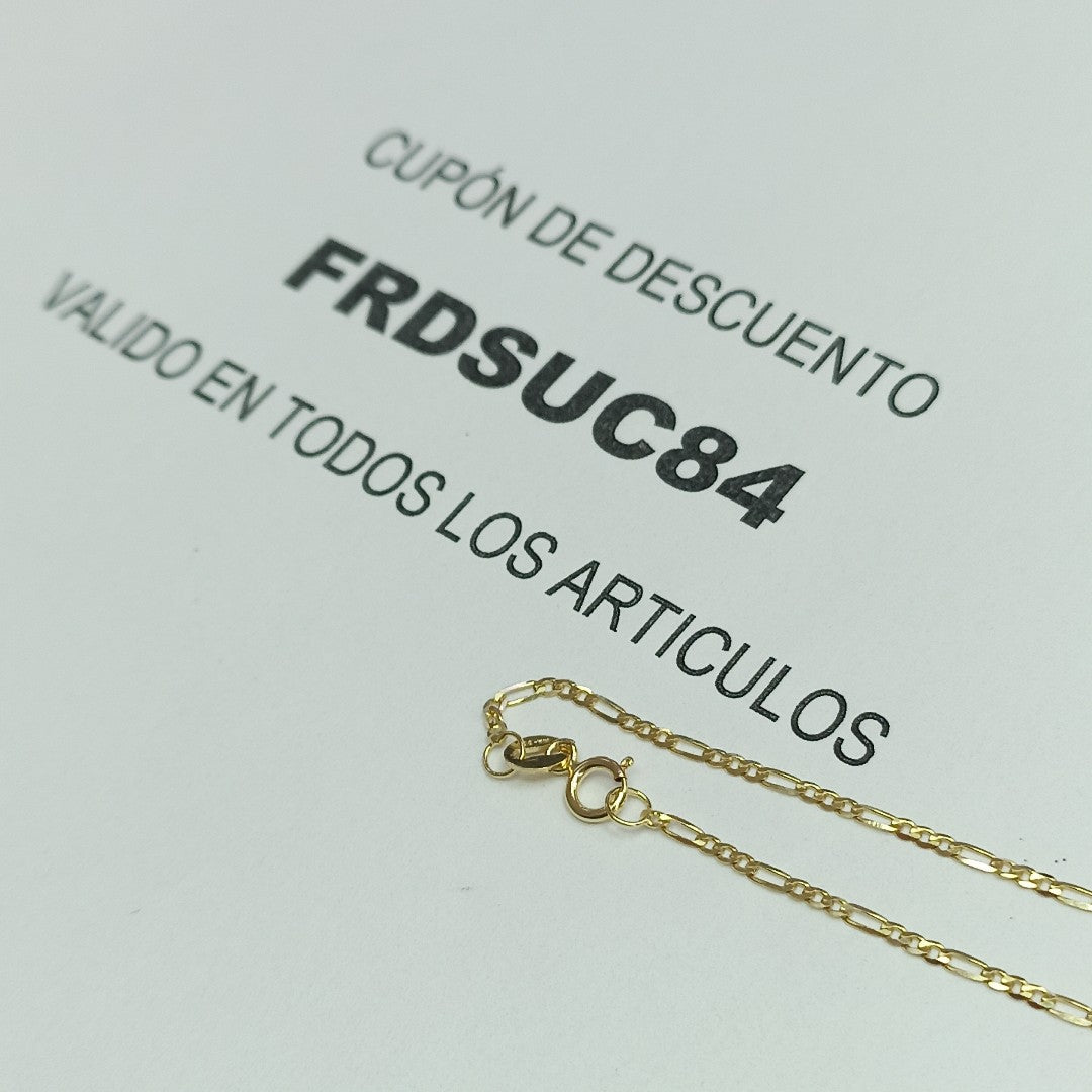 CADENAS CARTIER 3 1 AMARILLA ORO 14K 1.9 (NUEVO)