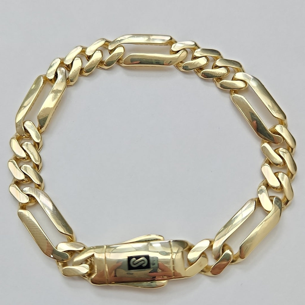 PULSERA MONACO ORO 14K 9.4 (NUEVO)