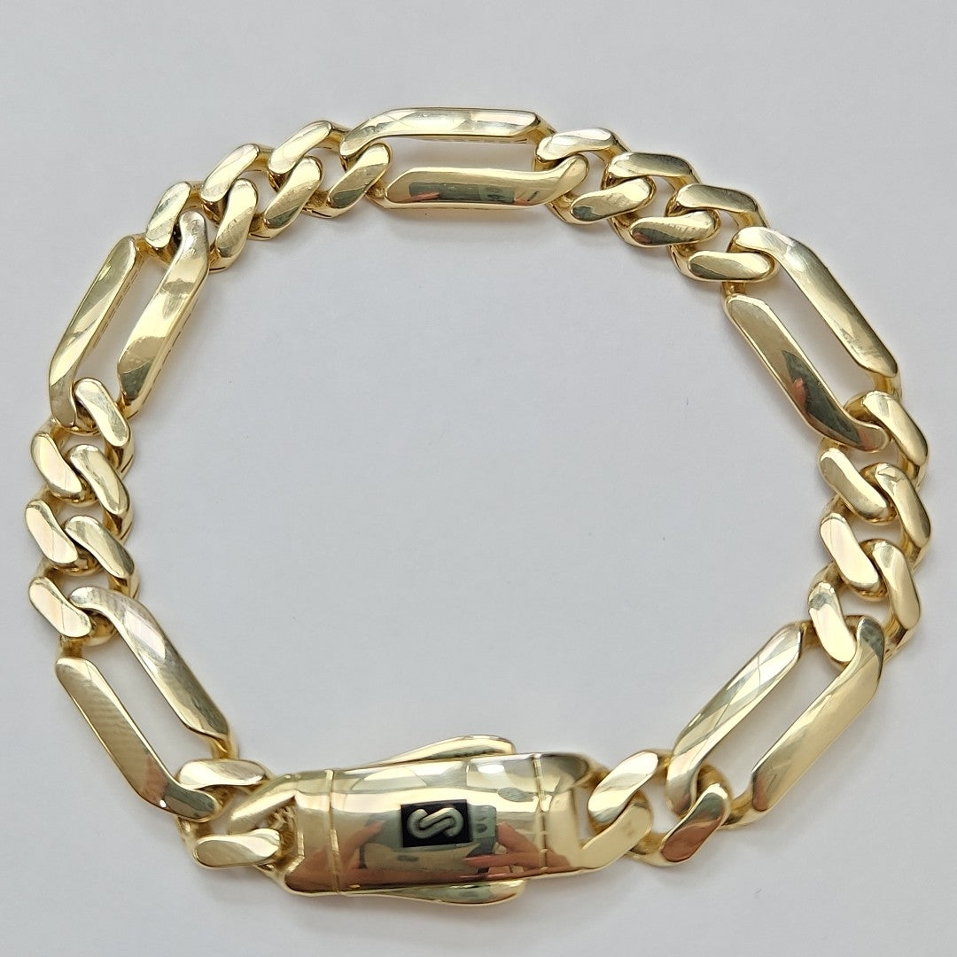 PULSERA MONACO ORO 14K 9.4 (NUEVO)