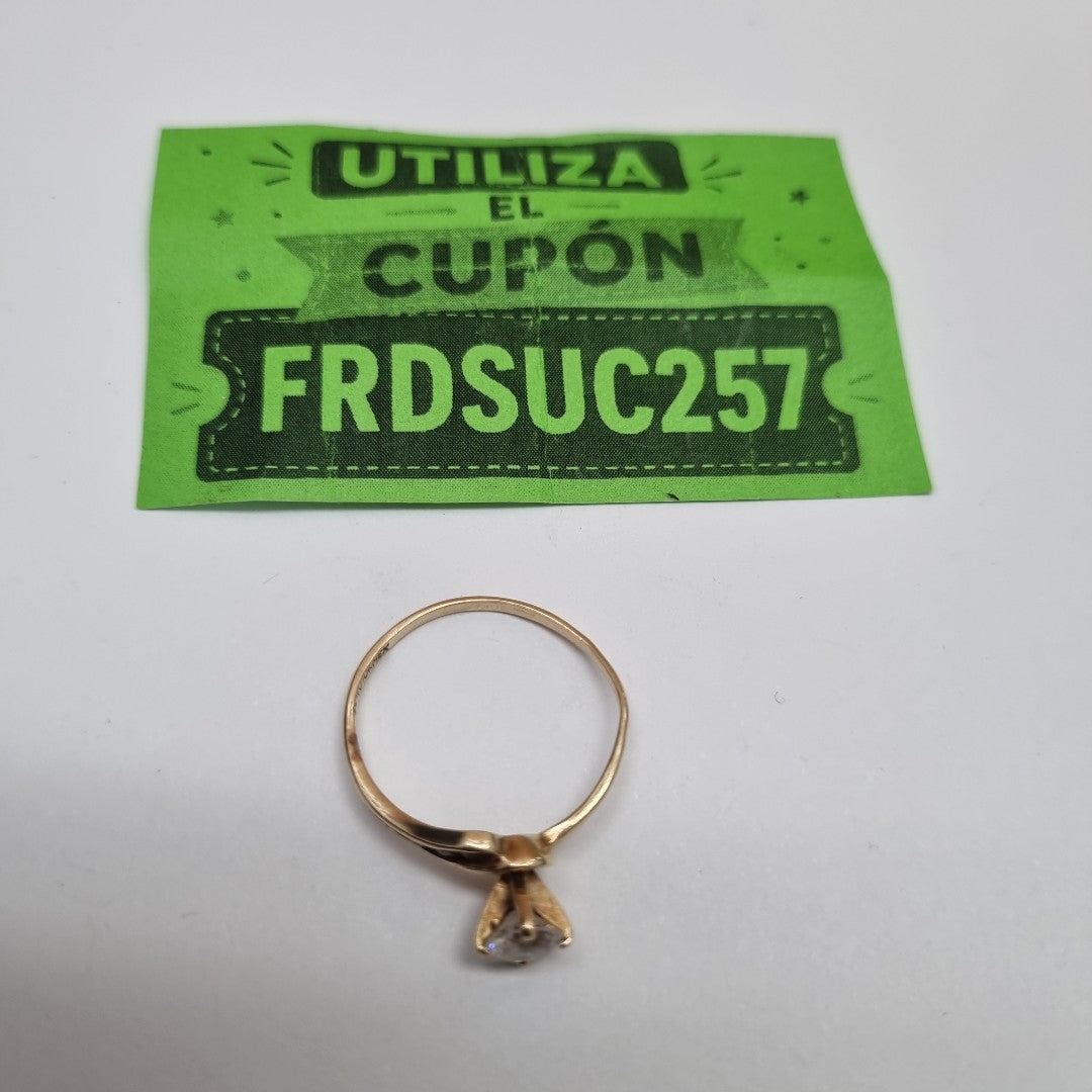 ANILLO ORO 10 K 1,30 GRMS (SEMINUEVO)