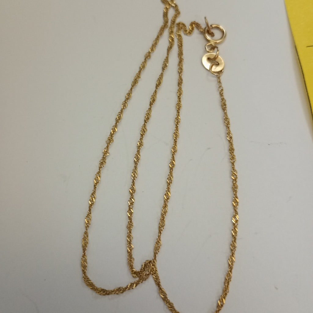 CADENA ORO 10 K 0,80 GRMS (SEMINUEVO)