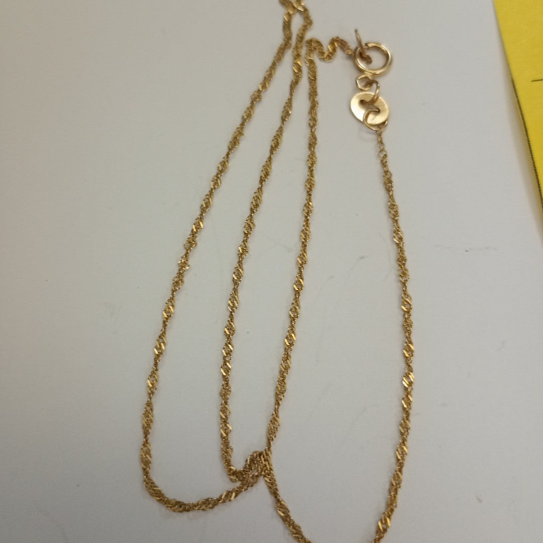 CADENA ORO 10 K 0,80 GRMS (SEMINUEVO)
