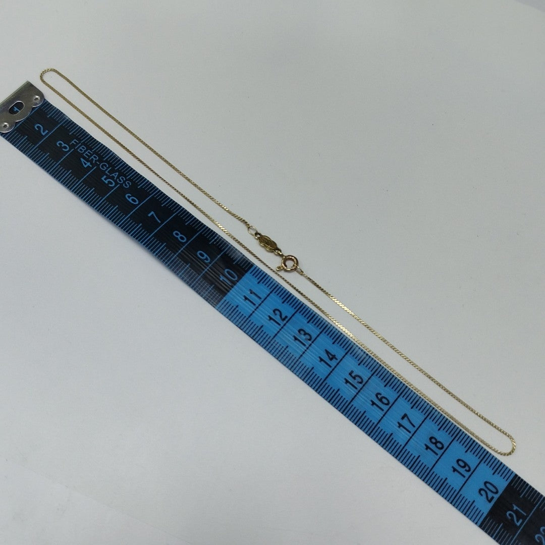 CADENA ORO 14 K 1,70 GRMS (SEMINUEVO)